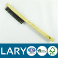 (7459) hot sale professional wooden handle wire brush